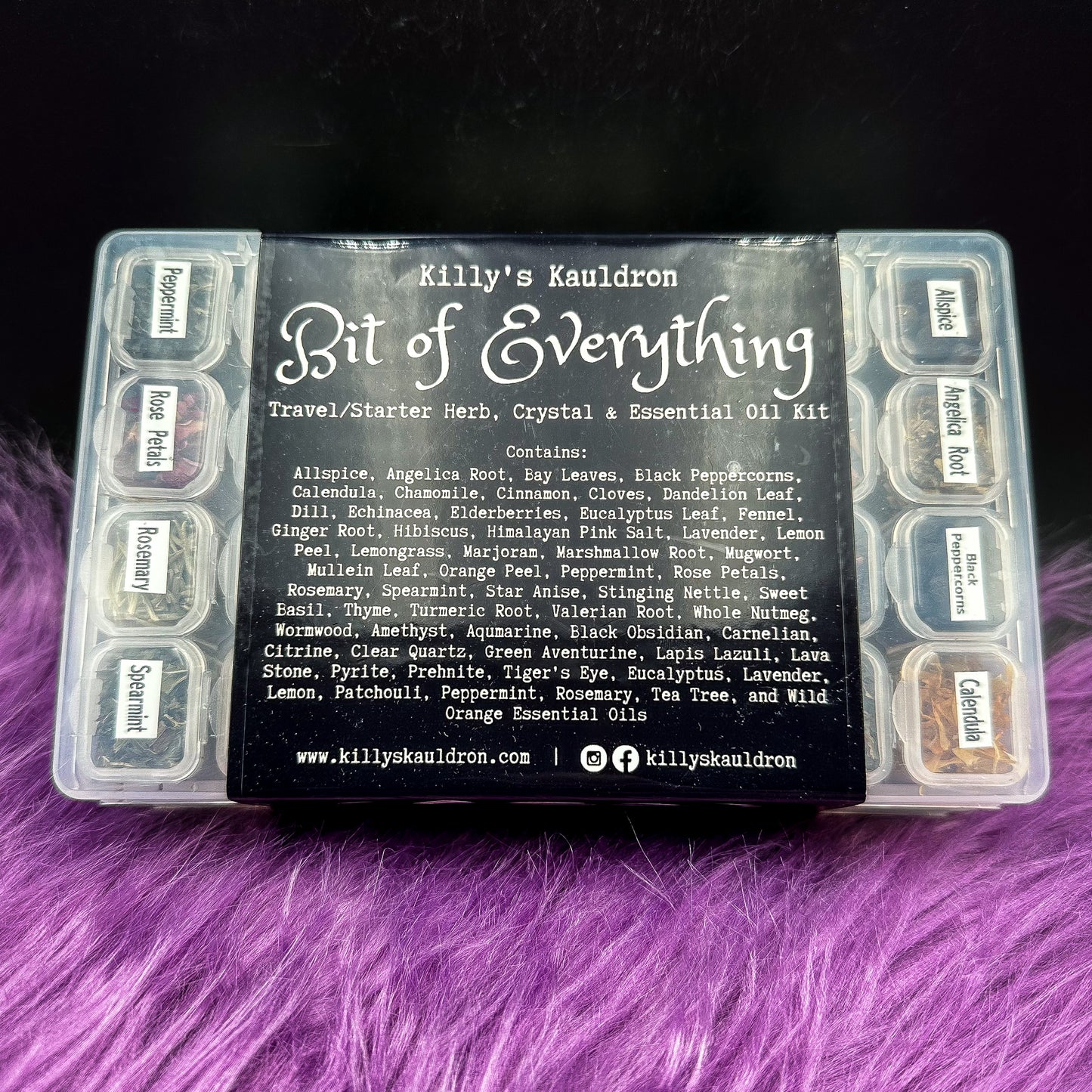 “Bit of Everything” Travel/Starter Herb & Crystal Kit